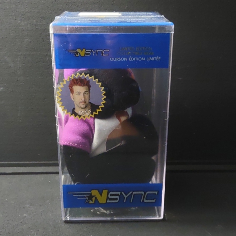 NEW SEALED LIMITED EDITION NSYNC JOEY FATONE  NO STINGS ATTACHED BEAR 10219